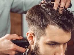 Curly fade haircut