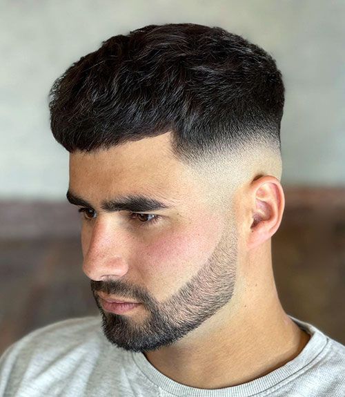 Clean fade haircut